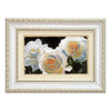 DIY Cross stitch kit with a printed canvas "White Rose"