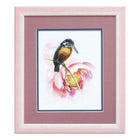 DIY Cross stitch kit with a printed canvas 