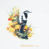 DIY Cross stitch kit with a printed canvas "Woodpecker"