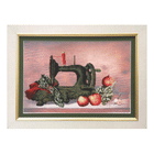 DIY Cross stitch kit with a printed canvas 
