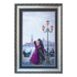 DIY Cross stitch kit with a printed canvas "Lunar night in Venice"