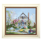 DIY Cross stitch kit with a printed canvas 