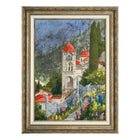 DIY Cross stitch kit with a printed canvas 