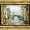 DIY Cross stitch kit with a printed canvas "Bridge of meetings"