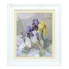 DIY Cross stitch kit with a printed canvas "Awakening of irises"