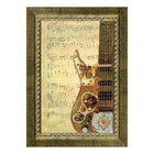 DIY Cross stitch kit with a printed canvas 