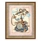 DIY Cross stitch kit with a printed canvas 