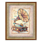 DIY Cross stitch kit with a printed canvas 