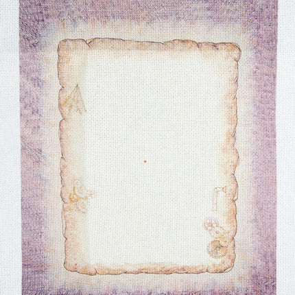 DIY Cross stitch kit with a printed canvas "Time affair"