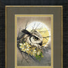 DIY Cross stitch kit with a printed canvas "Eagle-owl at night"