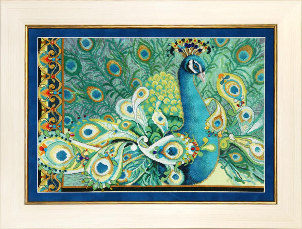 DIY Cross stitch kit with a printed canvas 