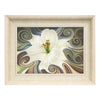 DIY Cross stitch kit with a printed canvas "White lily"
