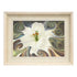 DIY Cross stitch kit with a printed canvas "White lily"