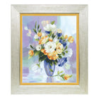 DIY Cross stitch kit with a printed canvas 