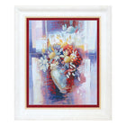 DIY Cross stitch kit with a printed canvas 