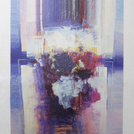 DIY Cross stitch kit with a printed canvas "Flowering"