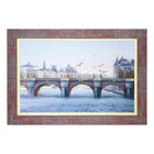 DIY Cross stitch kit with a printed canvas 