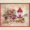 DIY Cross stitch kit with a printed canvas "Light of miracles"