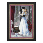 DIY Cross stitch kit with a printed canvas 