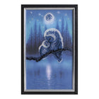 DIY Cross stitch kit with a printed canvas 