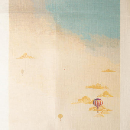 DIY Cross stitch kit with a printed canvas "Light of life"