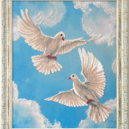 DIY Beadwork kit "On the wings of love"