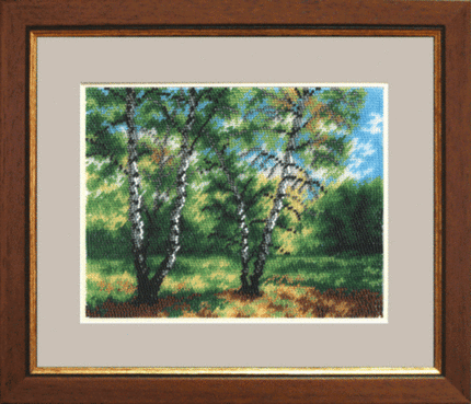 DIY Beadwork kit "Birches"