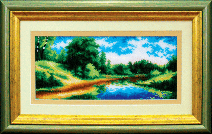 DIY Beadwork kit "At the lake"
