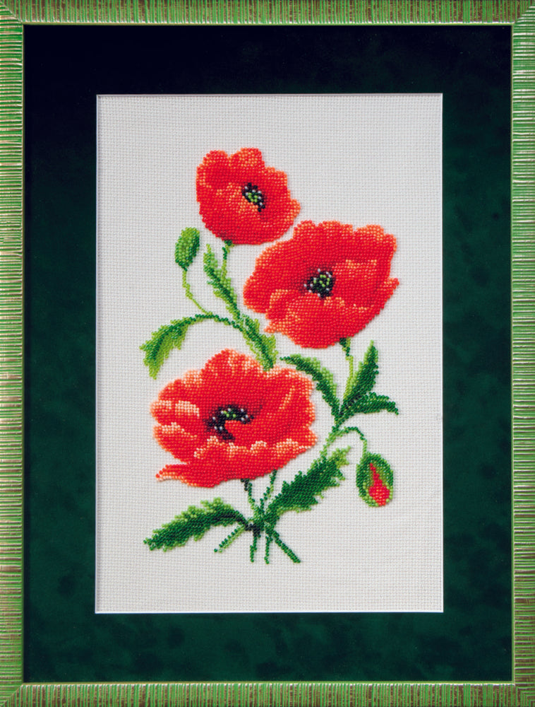 DIY Beadwork kit "Lovely flowers"