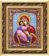 DIY Beadwork kit "The Vladimir Icon of the Holy Virgin Mary"