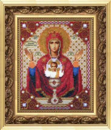 DIY Beadwork kit "The Icon of the Mother of God"