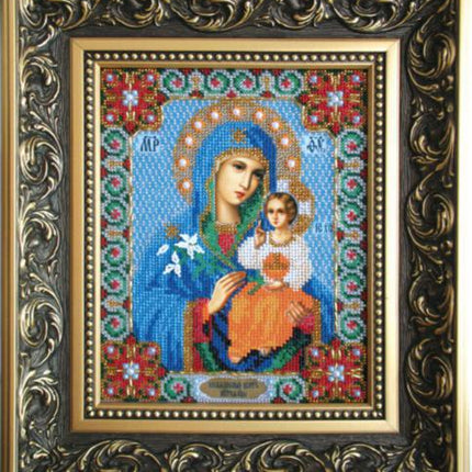 DIY Beadwork kit "The Icon of the Mother of God The Unfading Blossom"