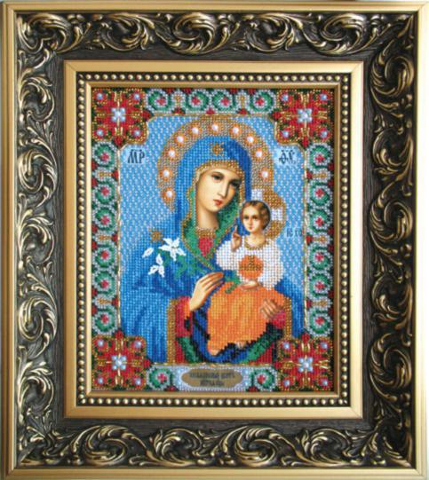 DIY Beadwork kit "The Icon of the Mother of God The Unfading Blossom"