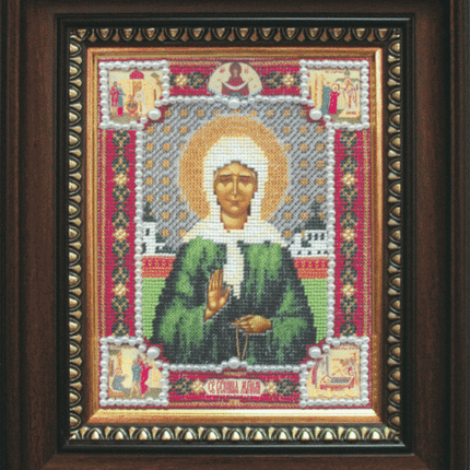 DIY Beadwork kit "The Icon of St. Blessed Matrona of Moscow"