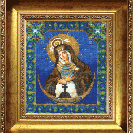 DIY Beadwork kit "The Icon of the Mother of God"