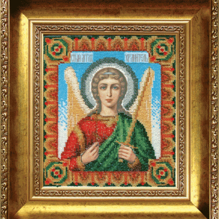 DIY Beadwork kit "The Icon of Guardian Angel"