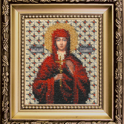 DIY Beadwork kit "The Icon of St. Martyr Valentina"