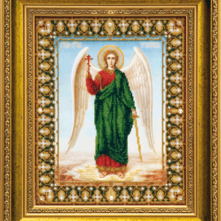 DIY Beadwork kit "The Icon of Guardian Angel"