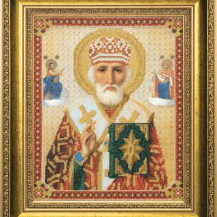 DIY Beadwork kit "The Icon of St. Nicholas the Wonderworker"