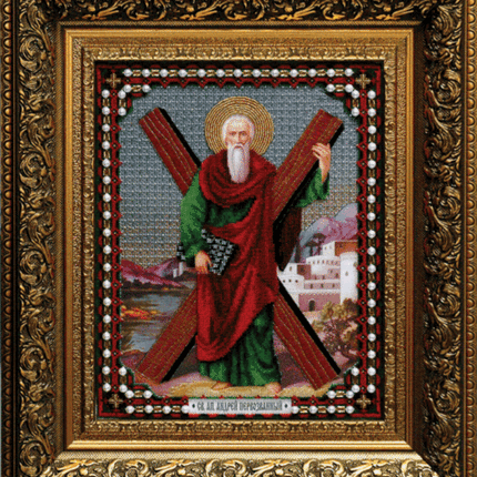 DIY Beadwork kit "The Icon of St. Andrew, the First-called Apostle"