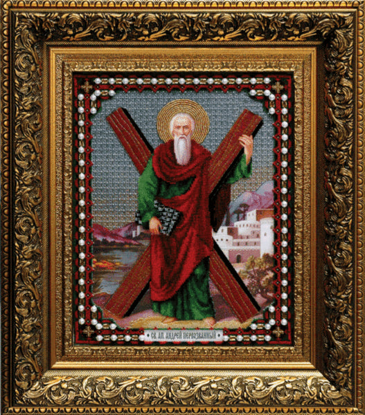 DIY Beadwork kit "The Icon of St. Andrew, the First-called Apostle"