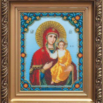DIY Beadwork kit "The Smolensk Icon of the Mother of God"