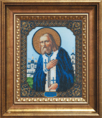 DIY Beadwork kit "The Icon of Rev. Seraphim Sarovskiy"