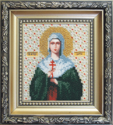 DIY Beadwork kit "The Icon of St. Martyr Daria"
