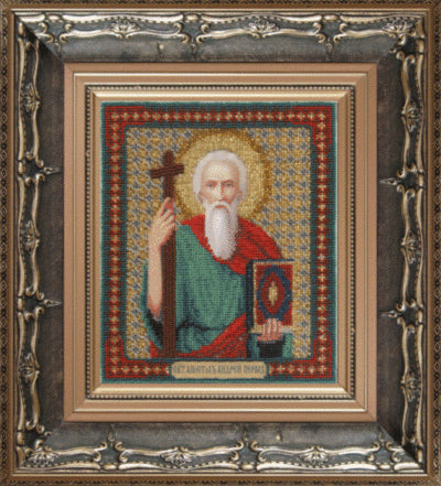 DIY Beadwork kit "The Icon of St. Andrew the Protoclete"