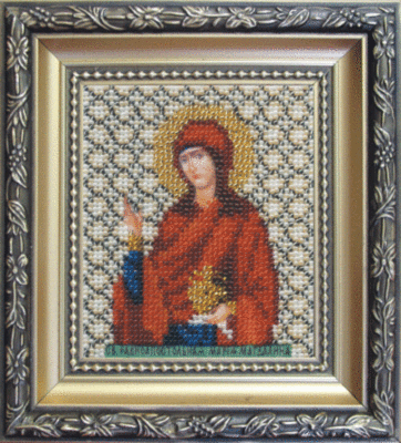 DIY Beadwork kit "The Icon of St. Mary Magdalen"