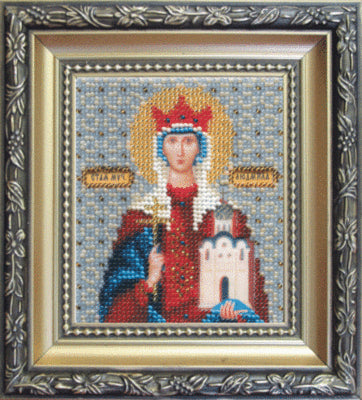 DIY Beadwork kit "The Icon of St. Martyr Lyudmila"