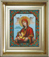 DIY Beadwork kit "The Icon of the Mother of God Nursing the Child"