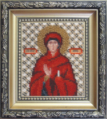 DIY Beadwork kit "The Icon of Anna the Prophetess"