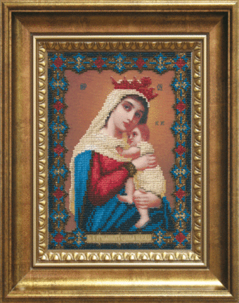DIY Beadwork kit "The Icon of Our Lady of Desperate’s Single Hope"